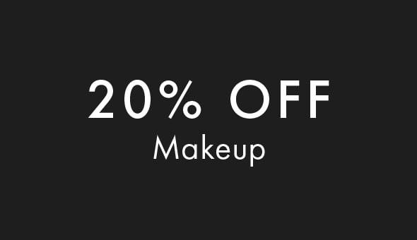 20% off makeup